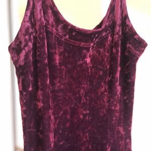 Vintage Betsy Johnson crushed velvet dress